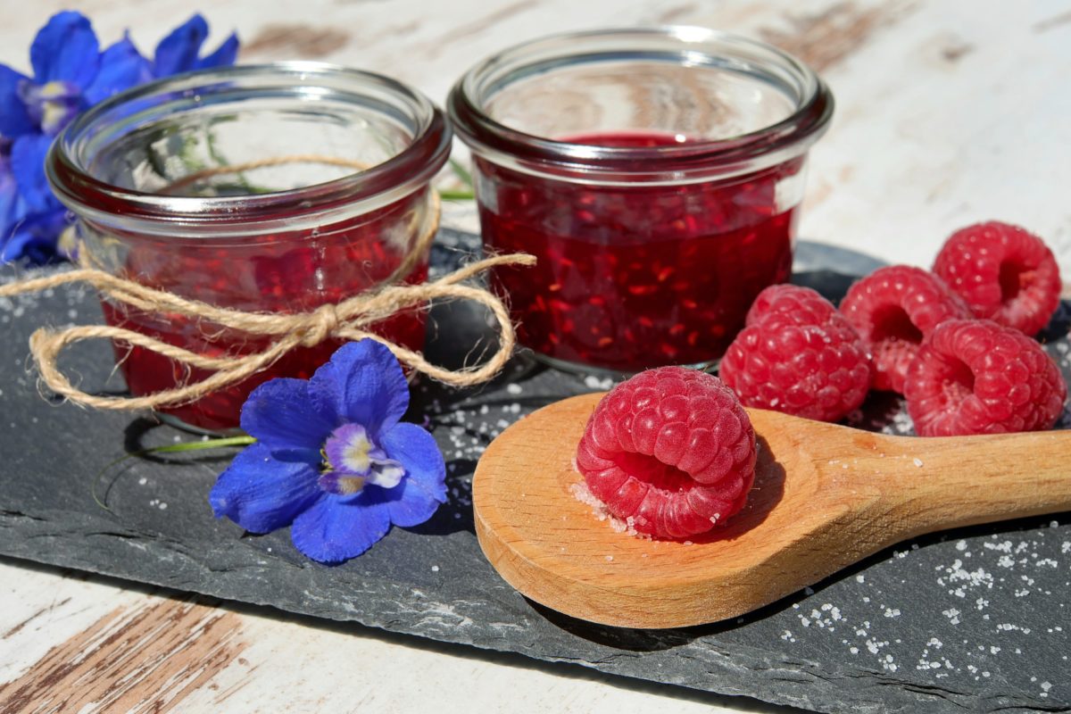 Himbeermarmelade selbstgemacht