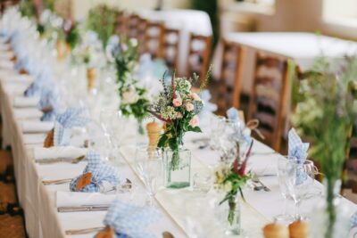 Tischdeko Hochzeit