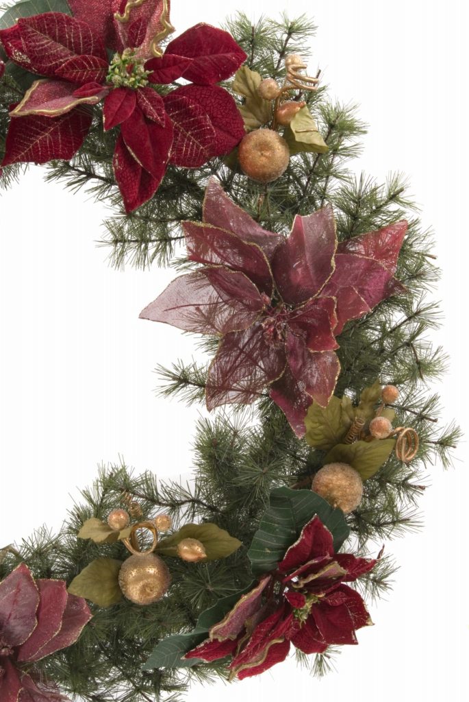 Weihnachtlicher Kranz Detailansicht